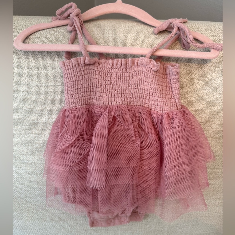 Angel Dear Muslin Bubble Dress in Rose - Picture 2 of 5